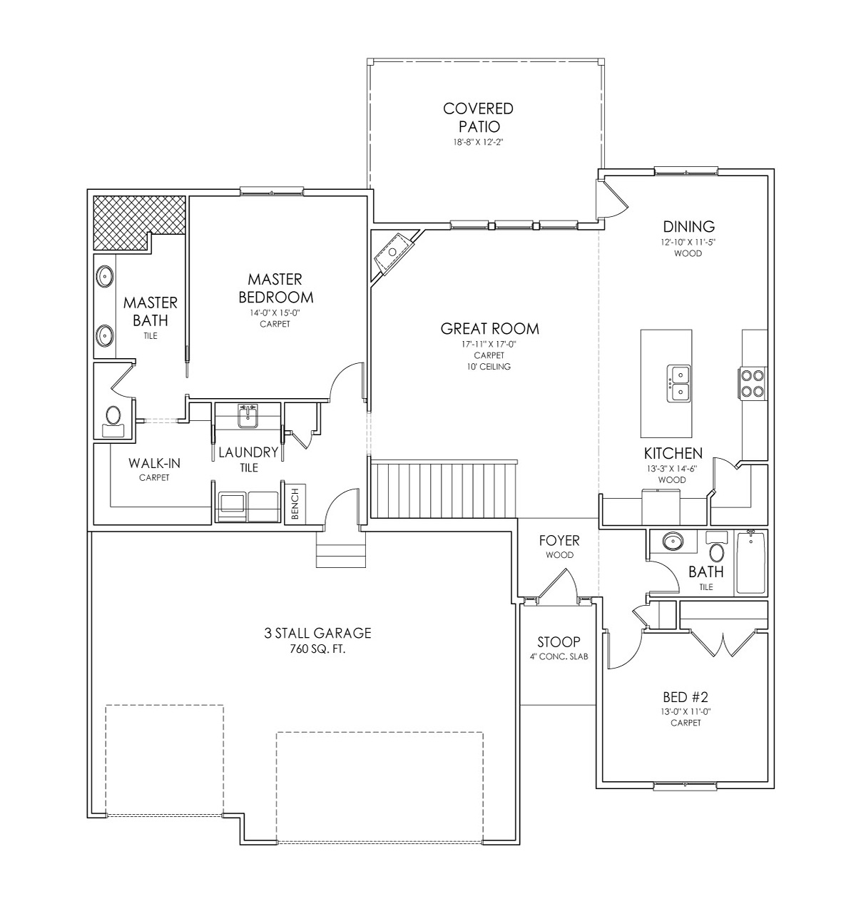 element homes floorplan 210 main level